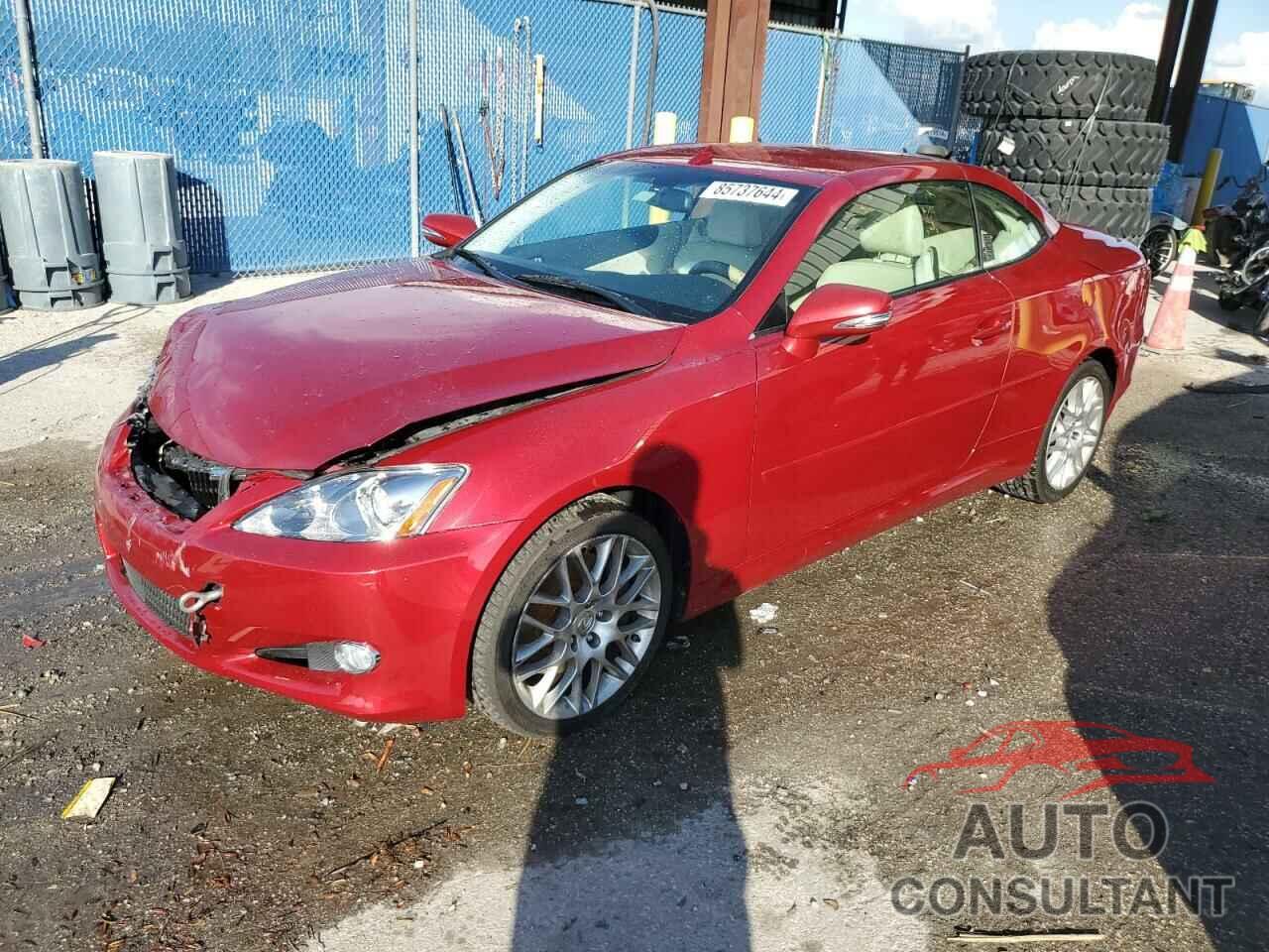 LEXUS IS 2010 - JTHFE2C22A2501707