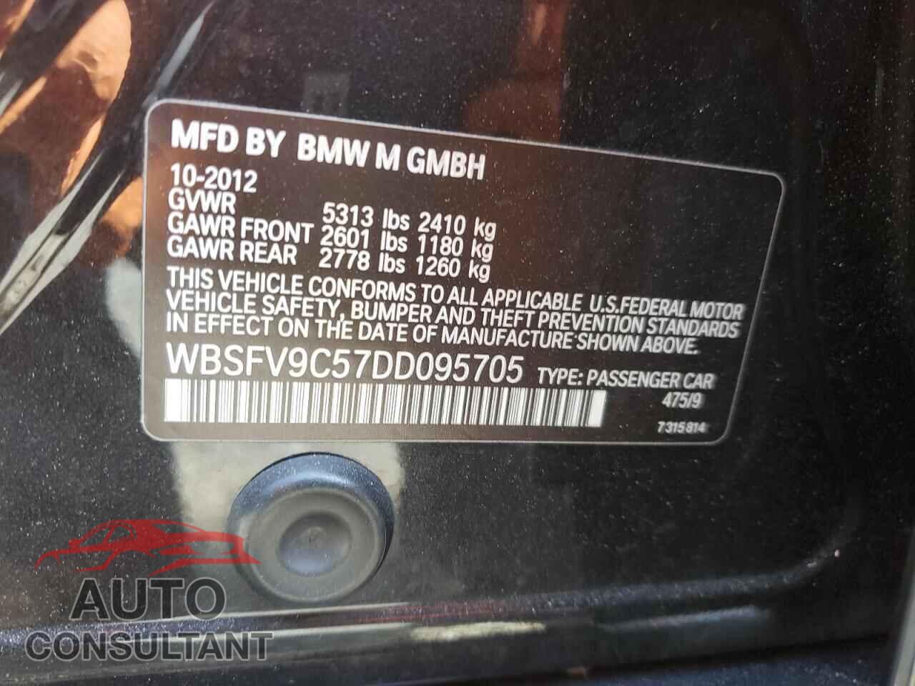 BMW M5 2013 - WBSFV9C57DD095705