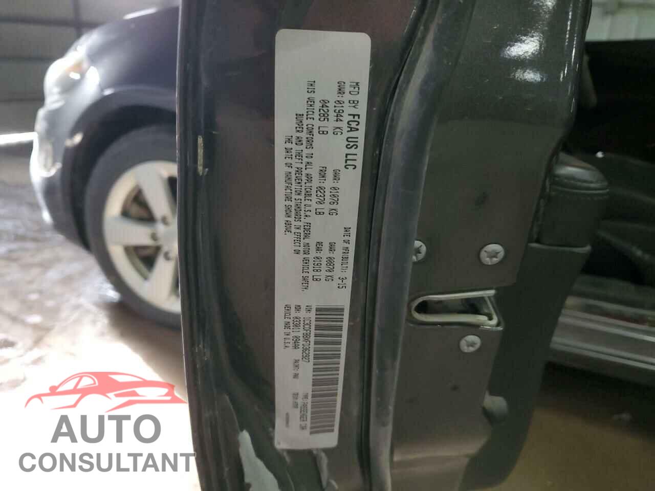DODGE DART 2015 - 1C3CDFBBXFD362927