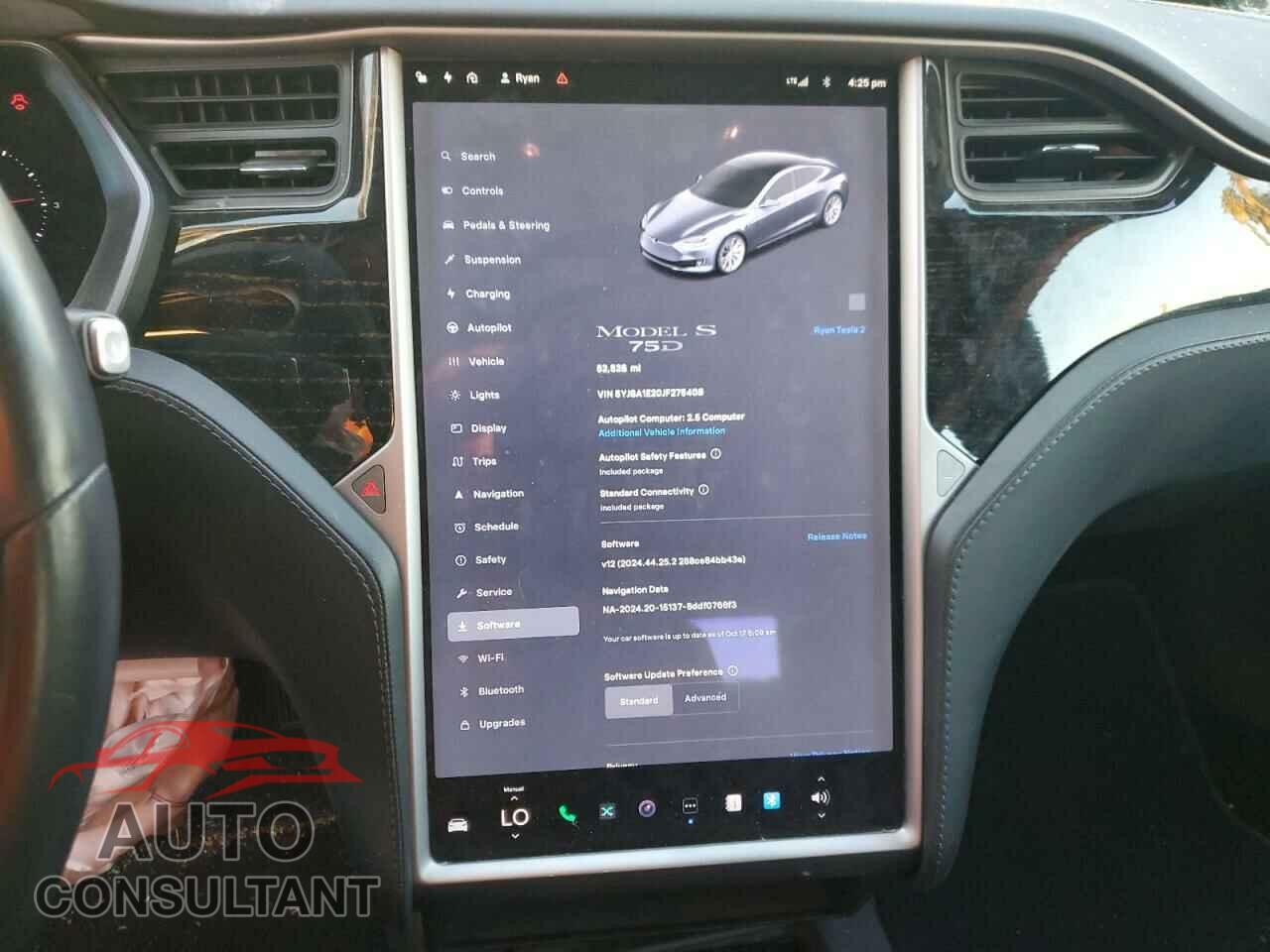 TESLA MODEL S 2018 - 5YJSA1E20JF275408