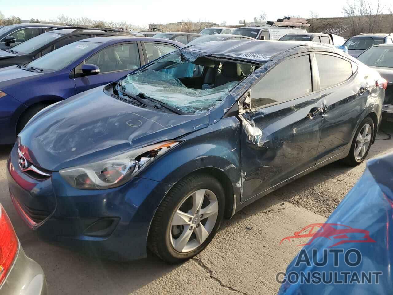 HYUNDAI ELANTRA 2013 - KMHDH4AE6DU953043