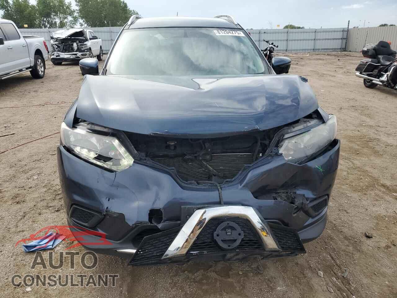 NISSAN ROGUE 2016 - KNMAT2MVXGP632227