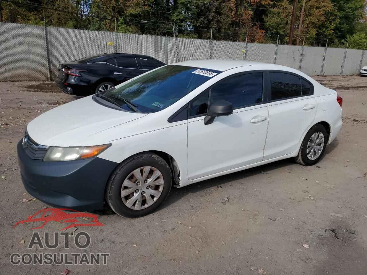 HONDA CIVIC 2012 - 19XFB2F56CE342647