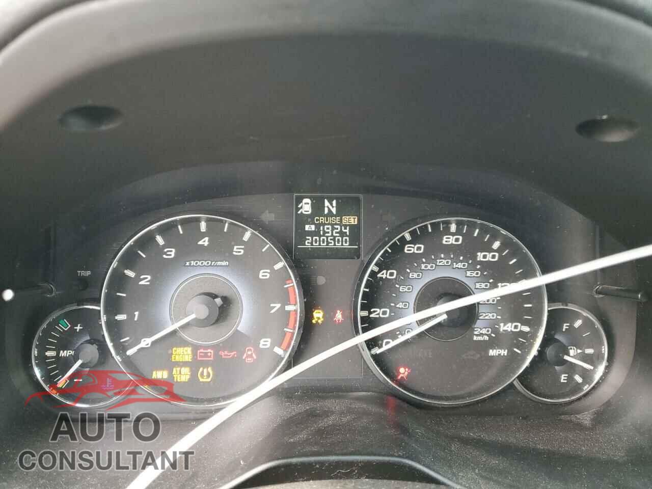 SUBARU OUTBACK 2010 - 4S4BRBKC8A3351607