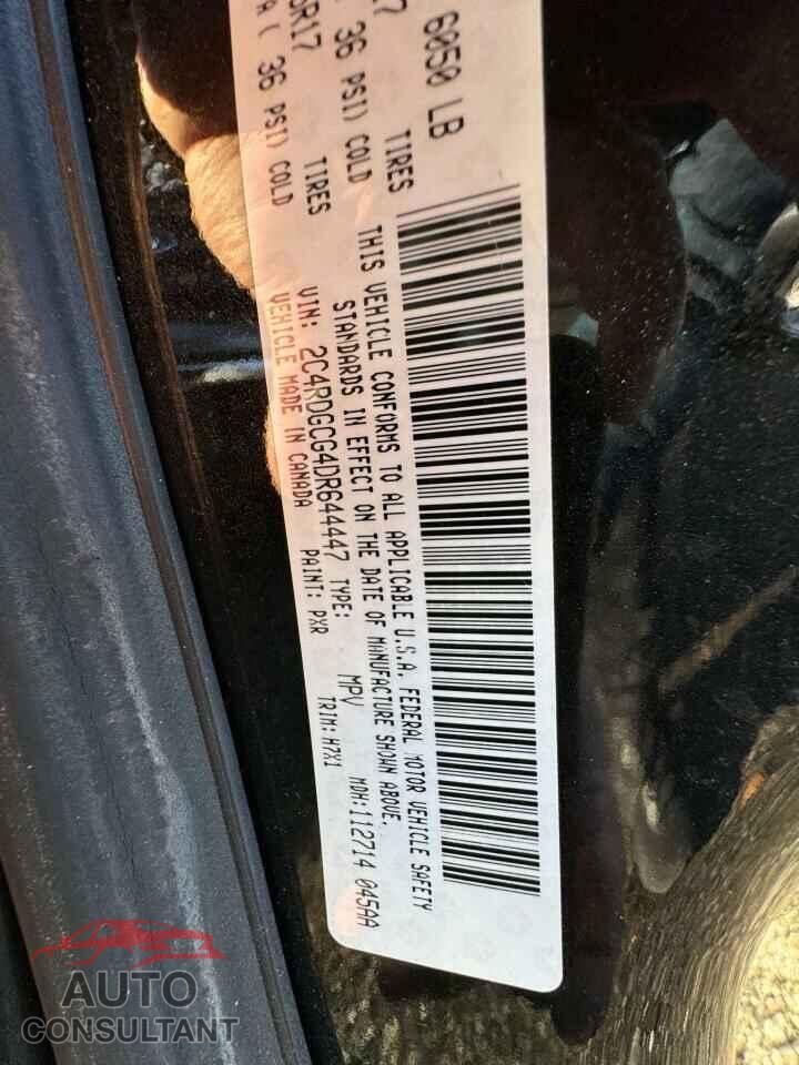 DODGE CARAVAN 2013 - 2C4RDGCG4DR644447