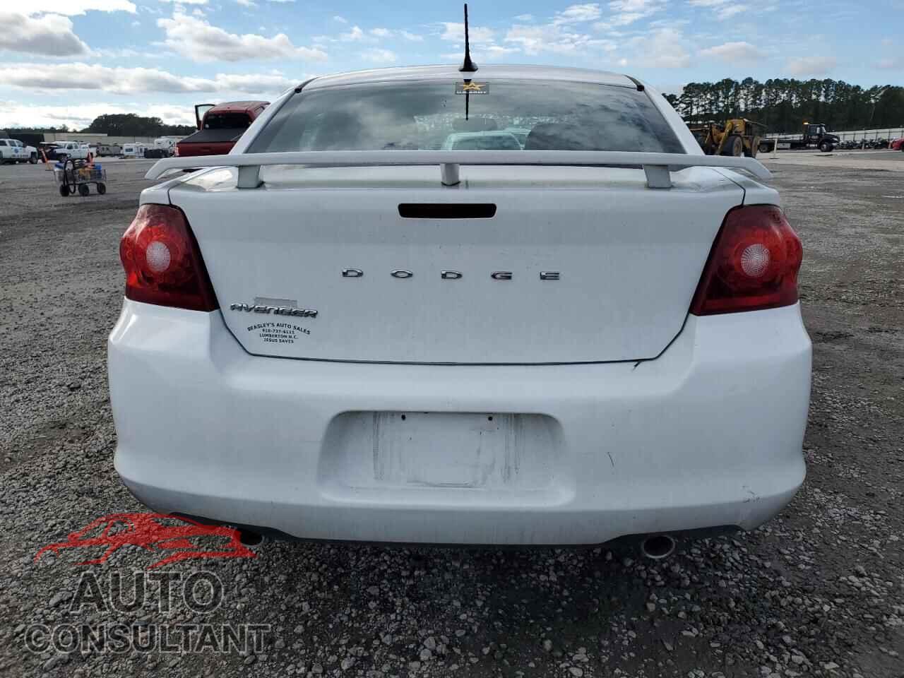 DODGE AVENGER 2013 - 1C3CDZAG6DN769049