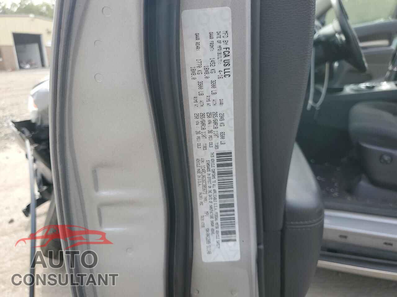 DODGE DURANGO 2016 - 1C4RDJAG3GC385673