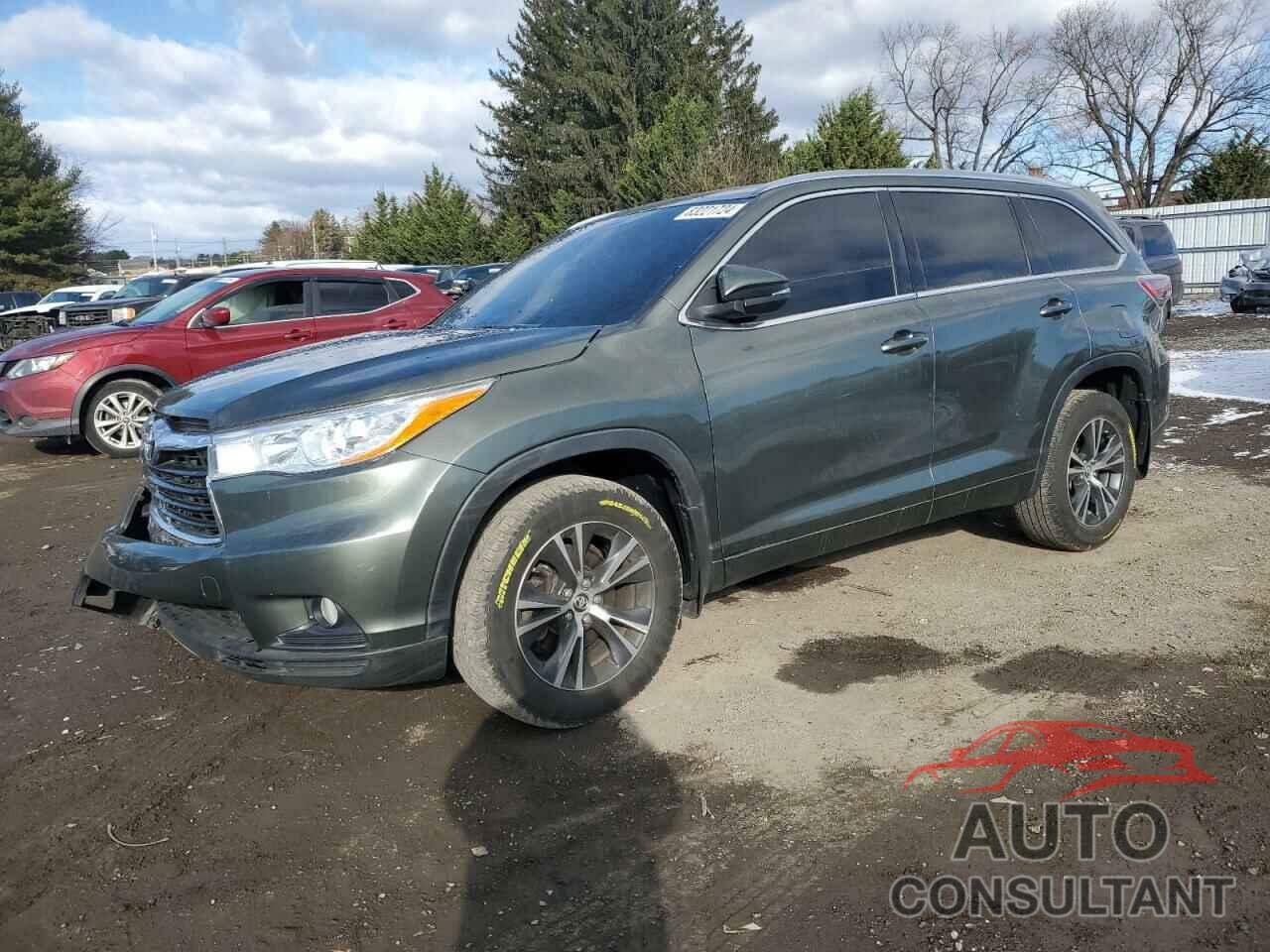 TOYOTA HIGHLANDER 2016 - 5TDJKRFH0GS305179