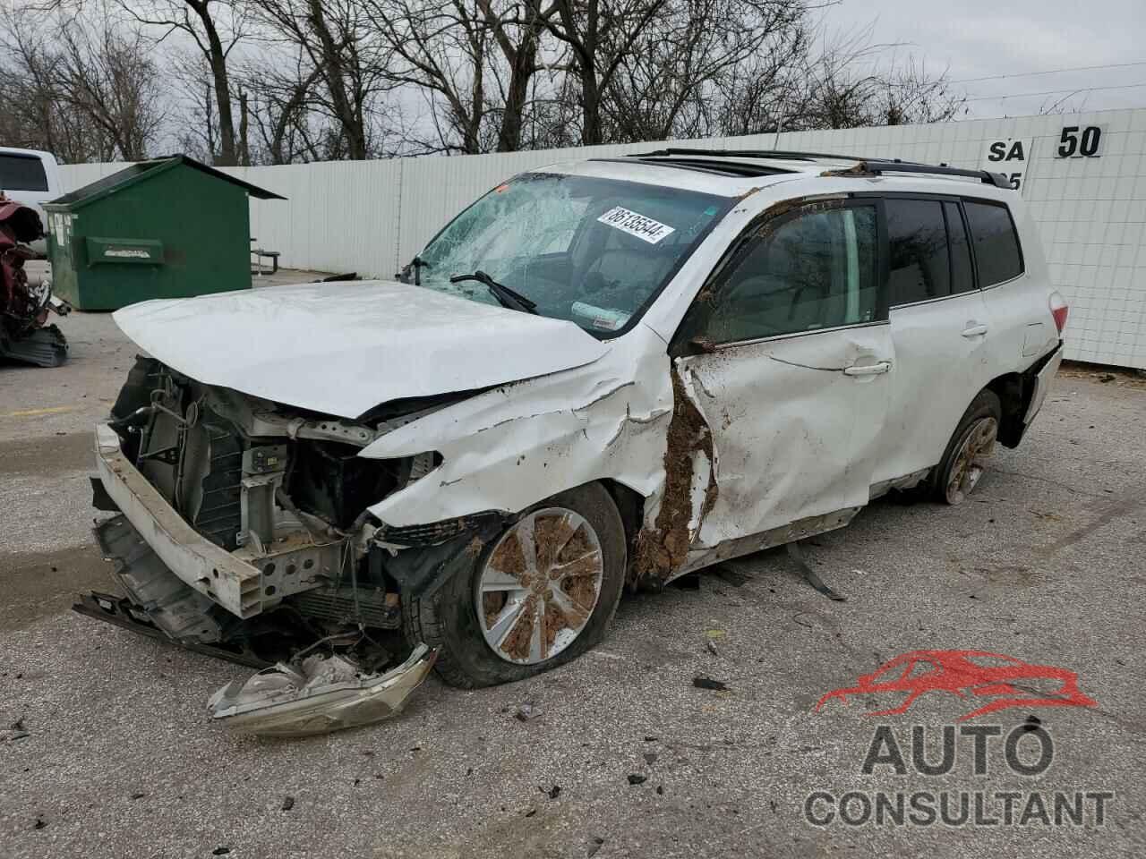 TOYOTA HIGHLANDER 2012 - 5TDBK3EH3CS151872