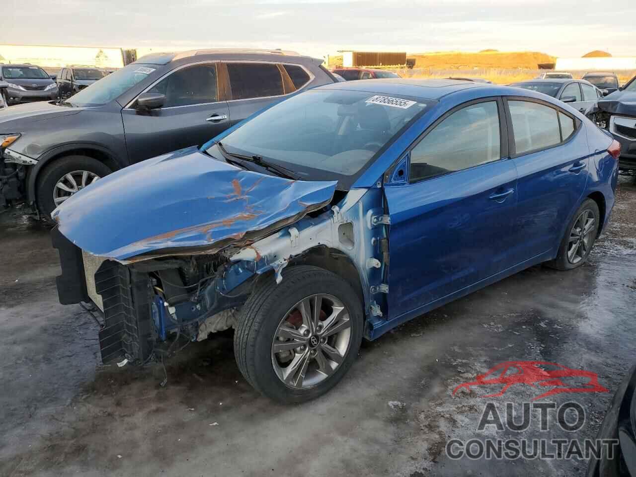 HYUNDAI ELANTRA 2018 - KMHD84LF0JU664743