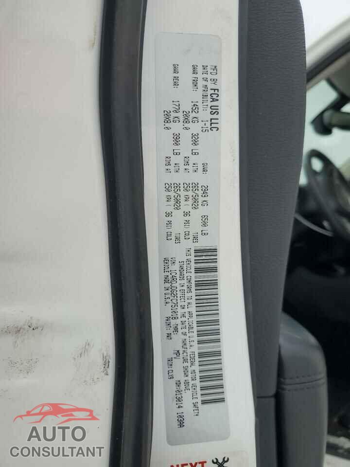 DODGE DURANGO 2015 - 1C4RDJDG2FC751018
