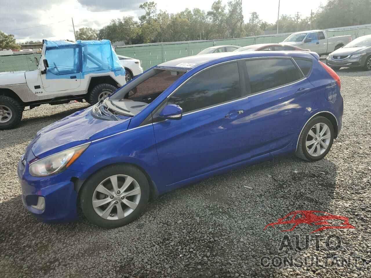 HYUNDAI ACCENT 2013 - KMHCU5AE0DU079527