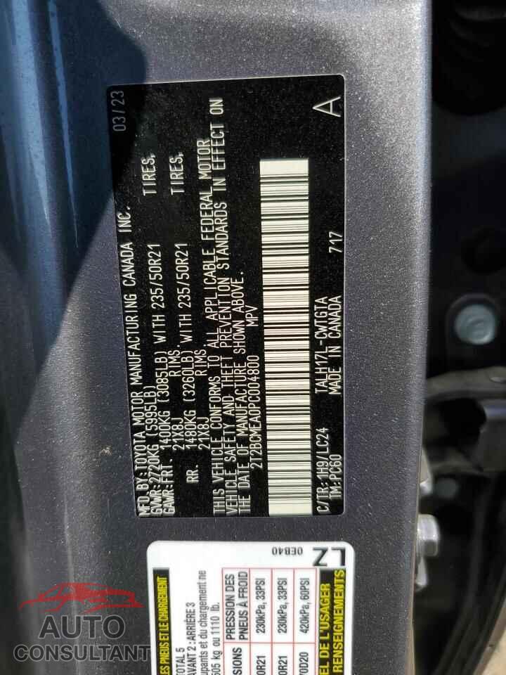 LEXUS RX 500H F 2023 - 2T2BCMEA0PC004800