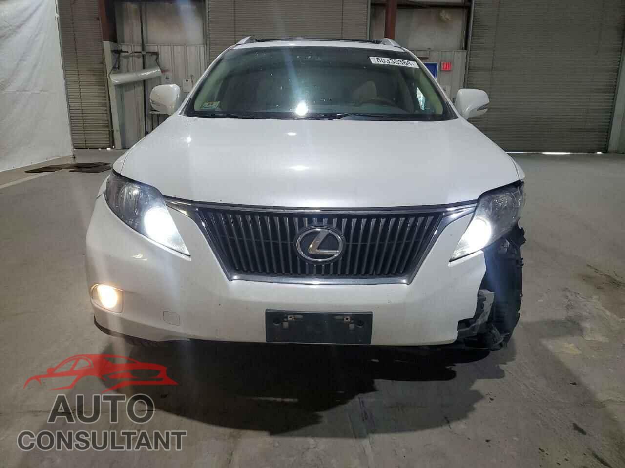 LEXUS RX350 2010 - 2T2BK1BA3AC073574