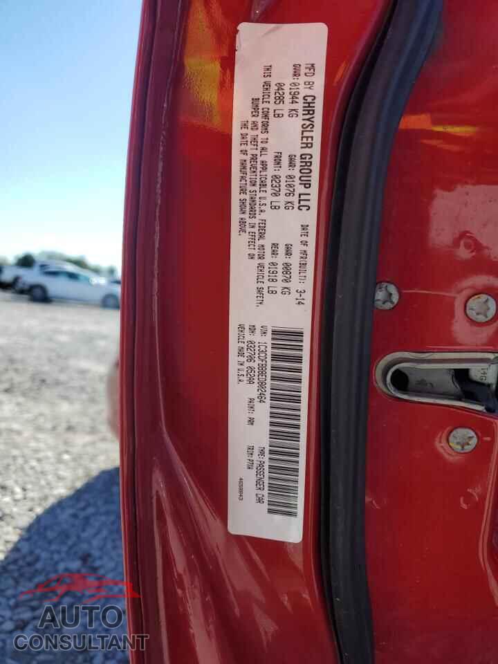 DODGE DART 2014 - 1C3CDFBB8ED802464