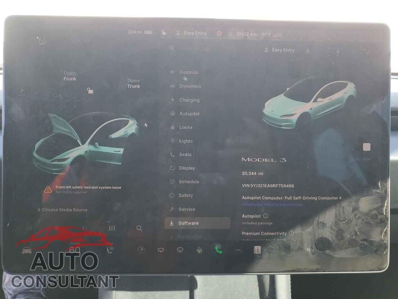TESLA MODEL 3 2024 - 5YJ3E1EA8RF756468