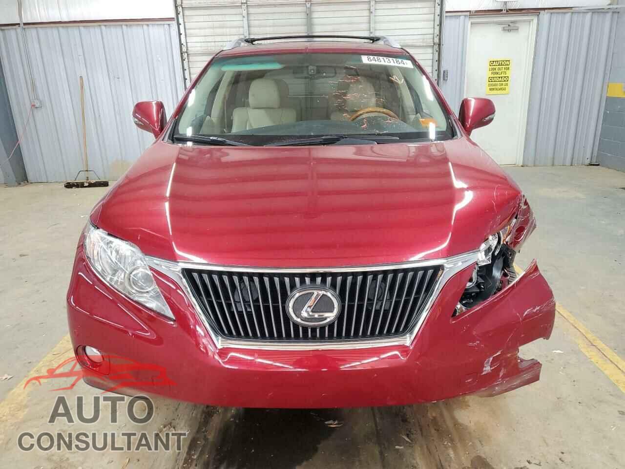 LEXUS RX350 2012 - 2T2BK1BA1CC143611