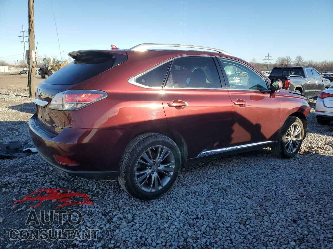 LEXUS RX450 2013 - JTJBC1BA8D2052933
