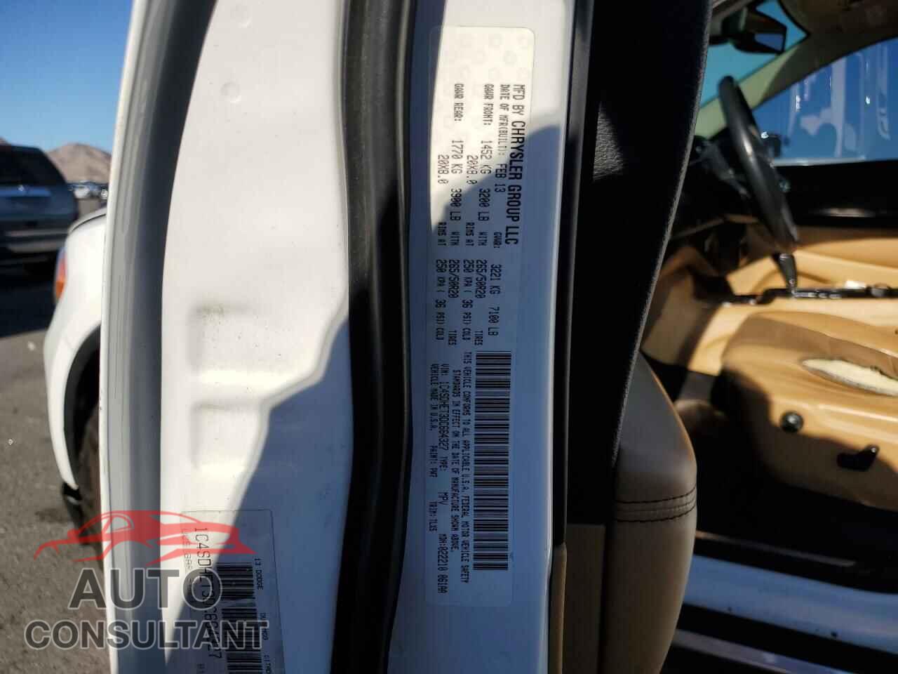 DODGE DURANGO 2013 - 1C4SDHET3DC664327