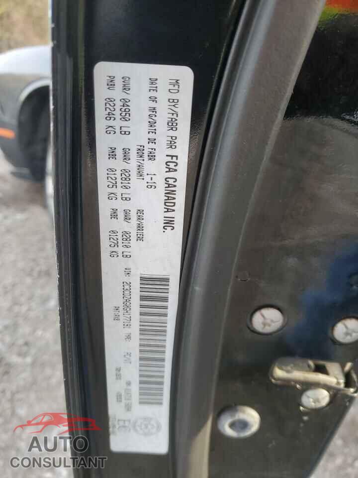 DODGE CHALLENGER 2016 - 2C3CDZAG0GH177191