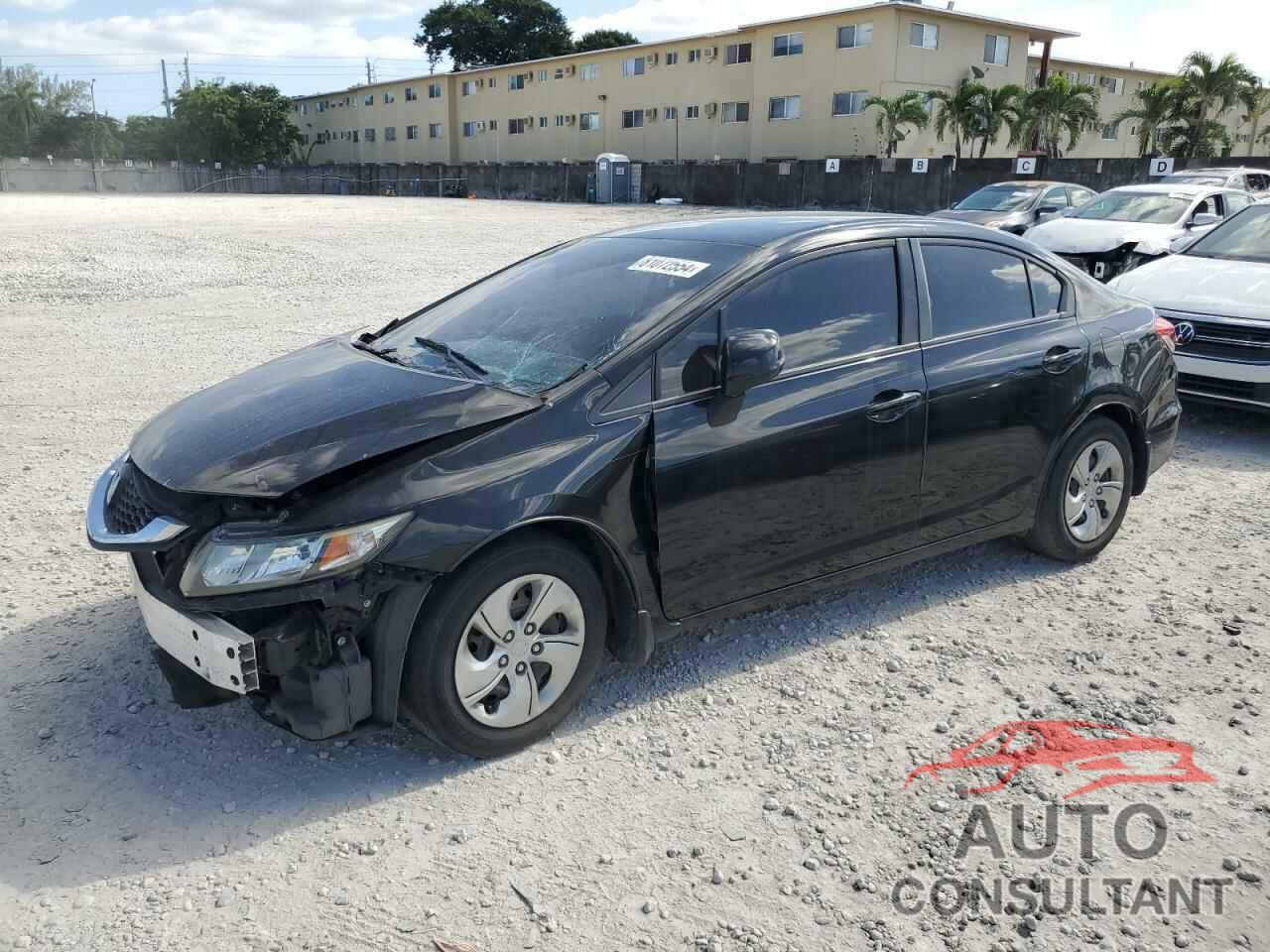 HONDA CIVIC 2013 - 2HGFB2F51DH587380