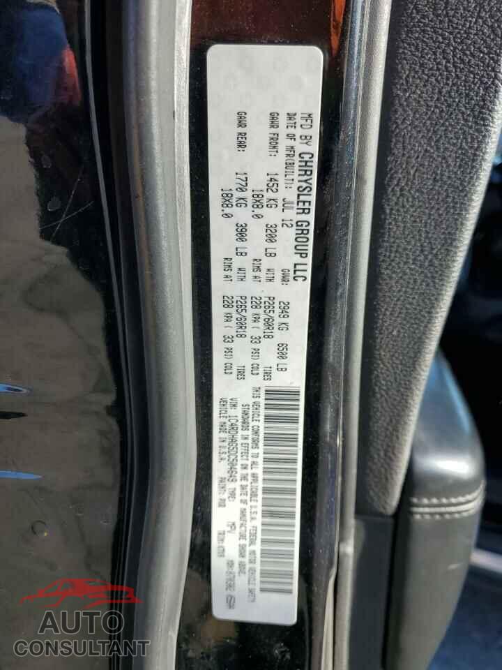 DODGE DURANGO 2013 - 1C4RDHAG5DC504649
