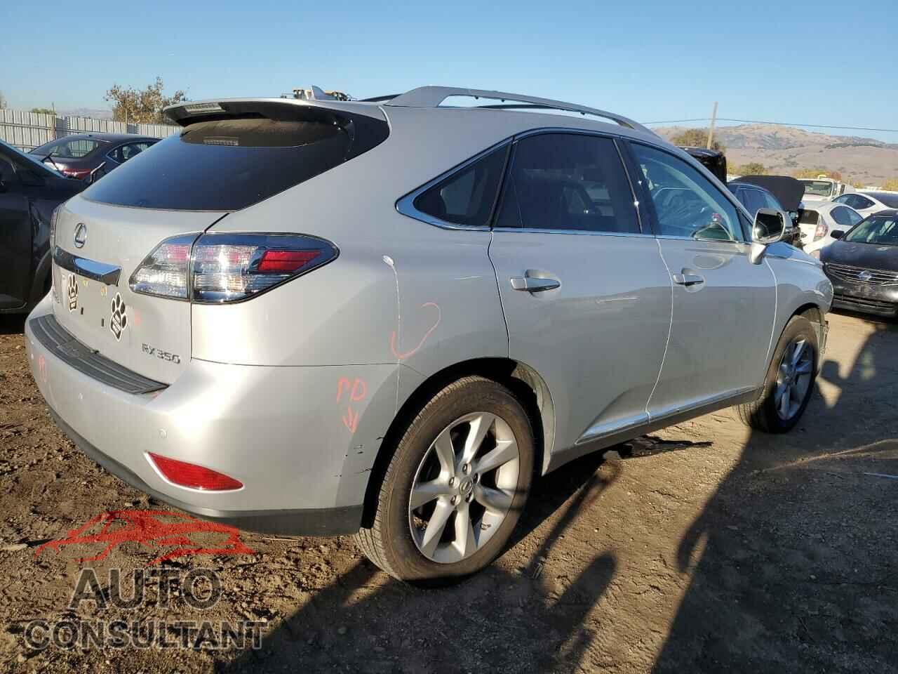 LEXUS RX350 2010 - 2T2BK1BA4AC036968