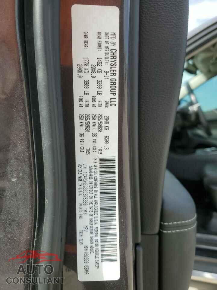 DODGE DURANGO 2014 - 1C4RDHEG3EC975890