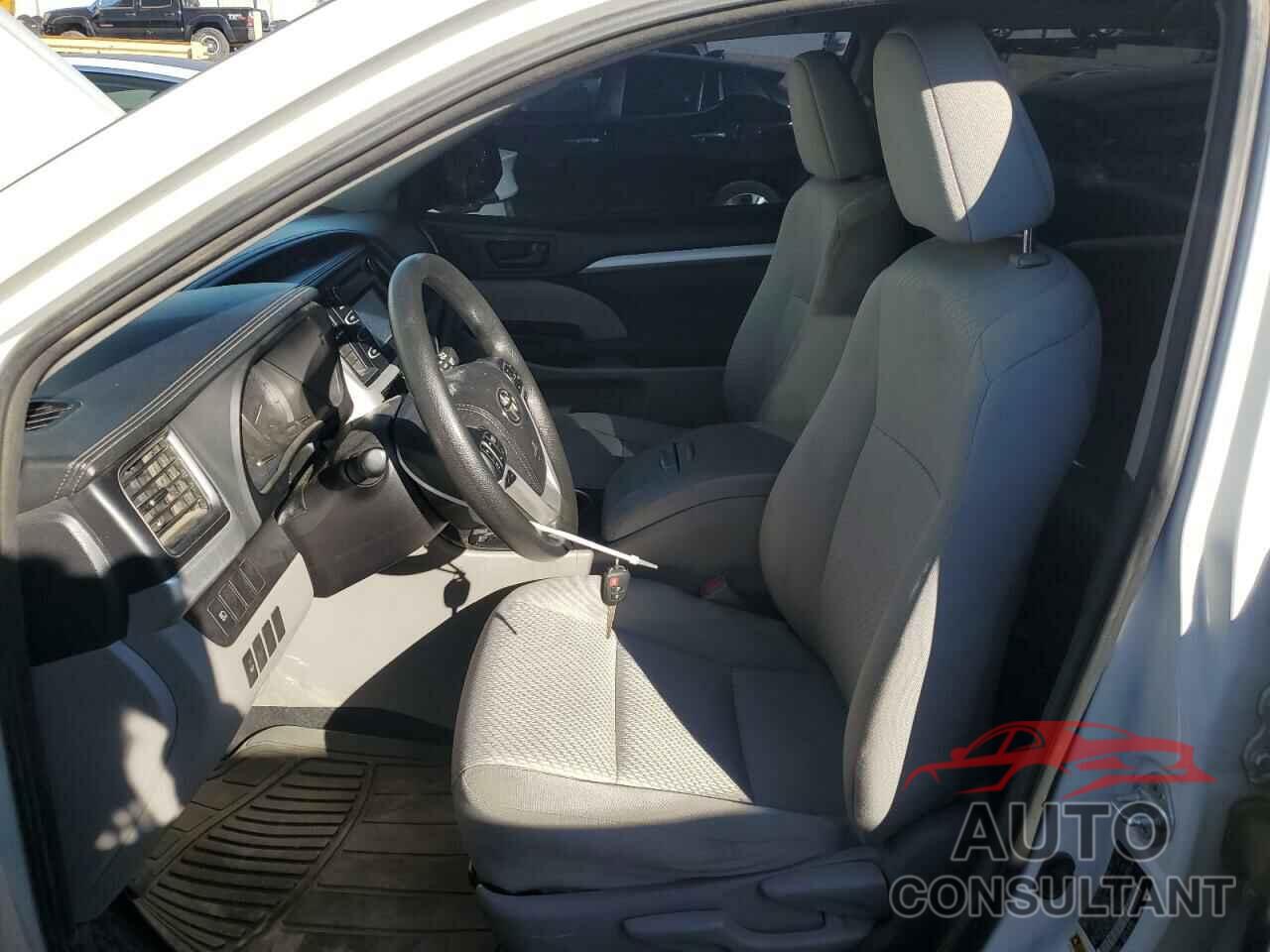 TOYOTA HIGHLANDER 2017 - 5TDBZRFH7HS418242