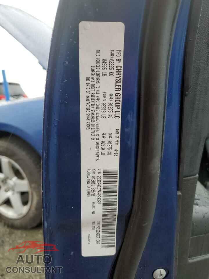 DODGE CHARGER 2010 - 2B3CA4CD7AH239382