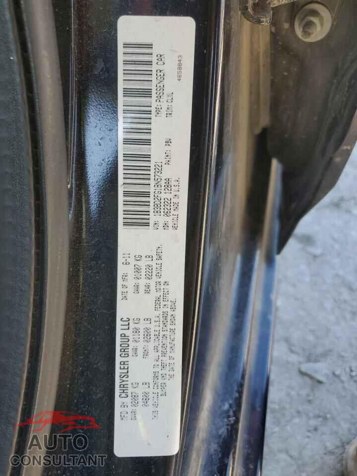 DODGE AVENGER 2011 - 1B3BD2FG1BN573221