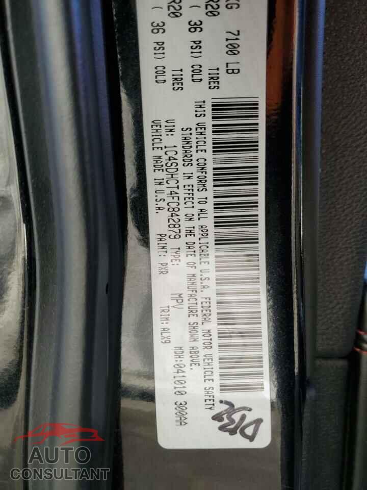 DODGE DURANGO 2015 - 1C4SDHCT4FC842879