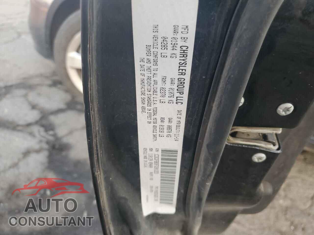 DODGE DART 2015 - 1C3CDFBB3FD201223