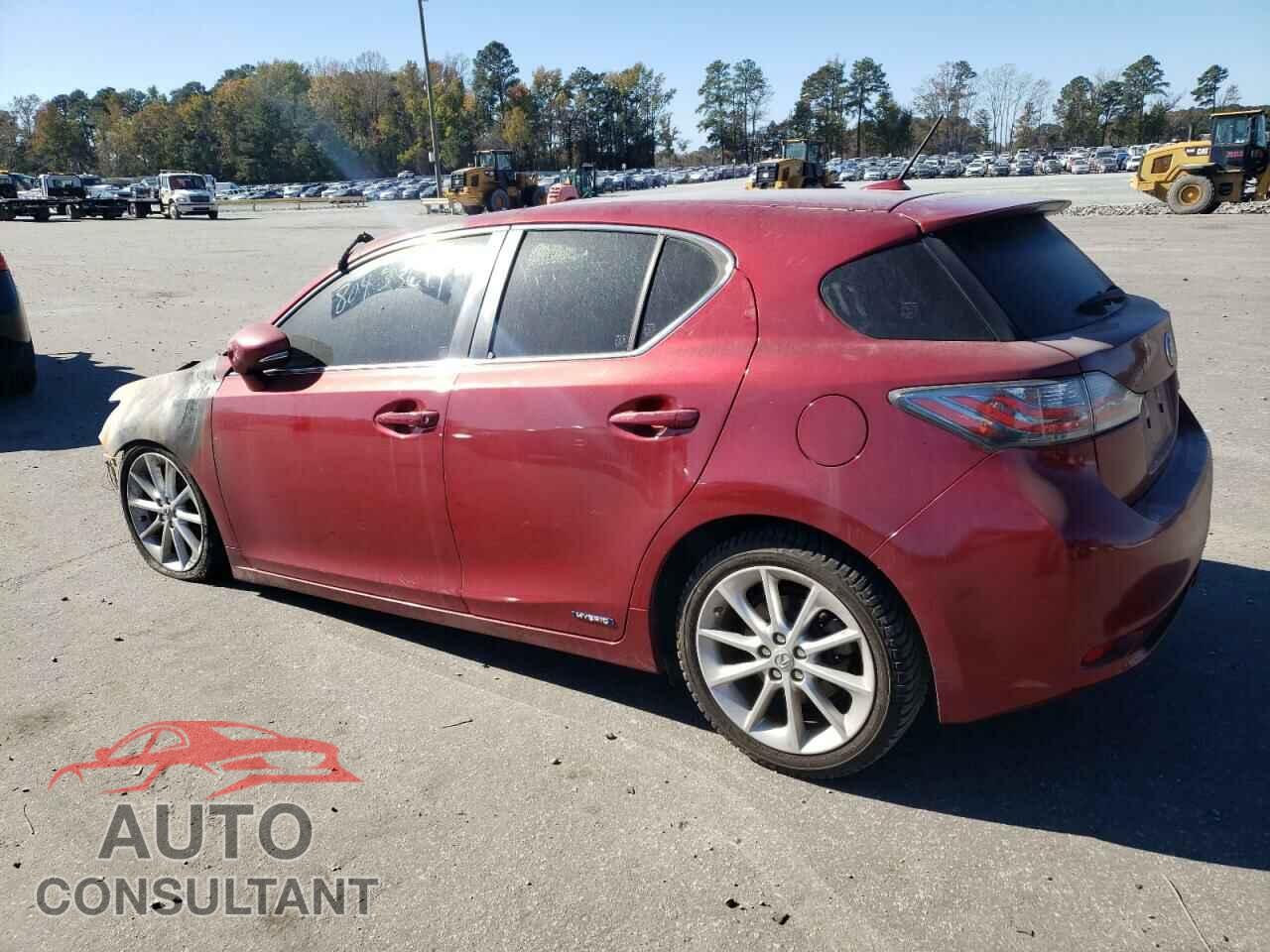 LEXUS CT 200 2012 - JTHKD5BH9C2088258