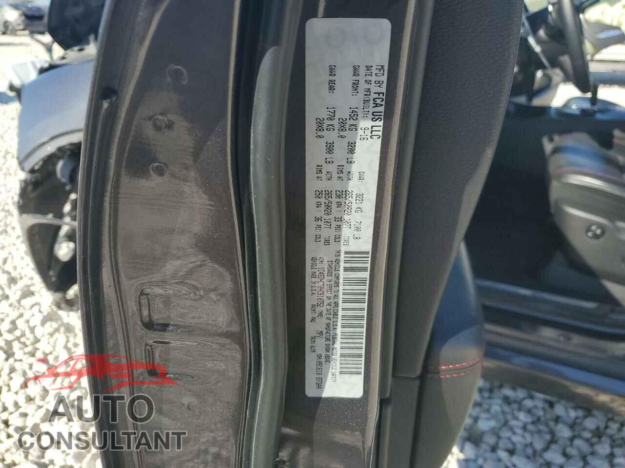 DODGE DURANGO 2017 - 1C4SDHCT0HC610752