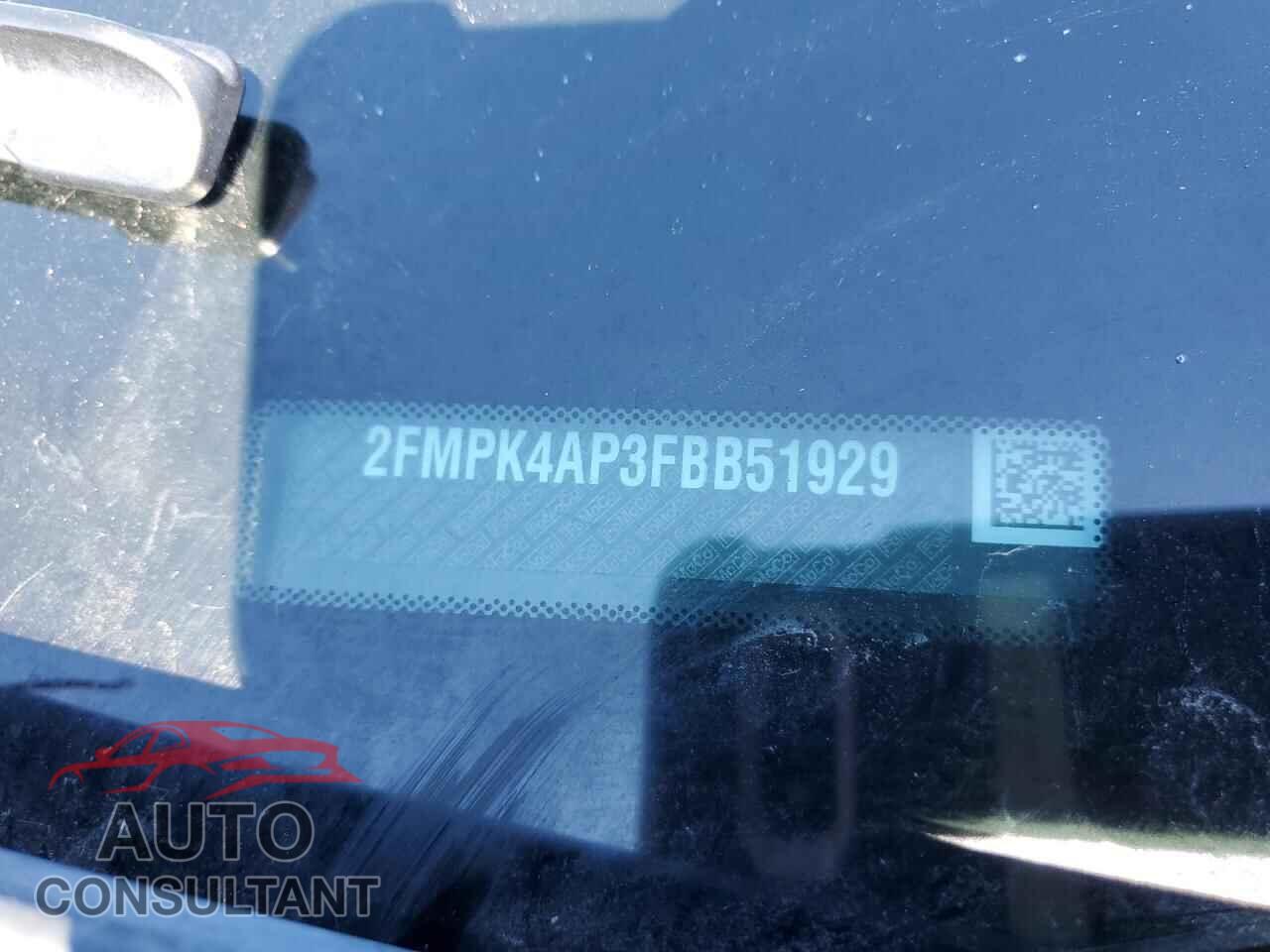 FORD EDGE 2015 - 2FMPK4AP3FBB51929
