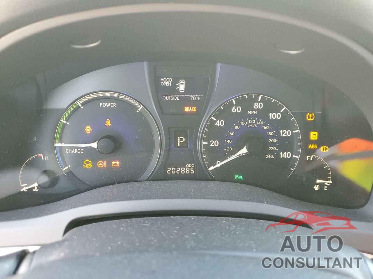 LEXUS RX450 2010 - JTJBC1BA0A2008842