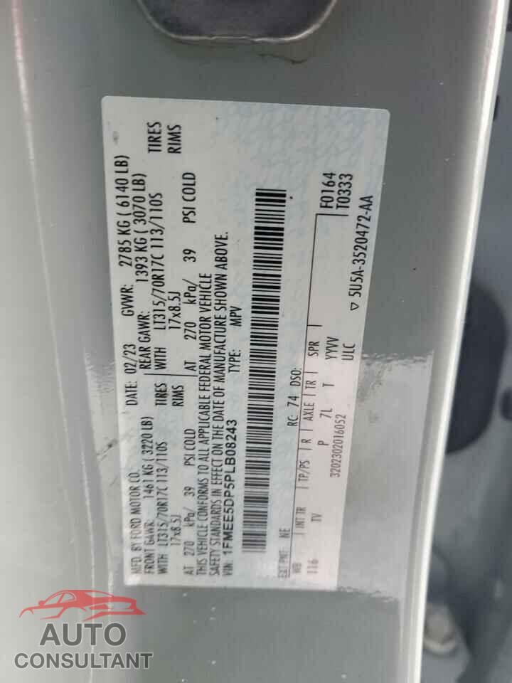 FORD BRONCO 2023 - 1FMEE5DP5PLB08243