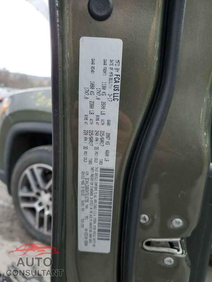 JEEP COMPASS 2017 - 3C4NJDBB3HT616735