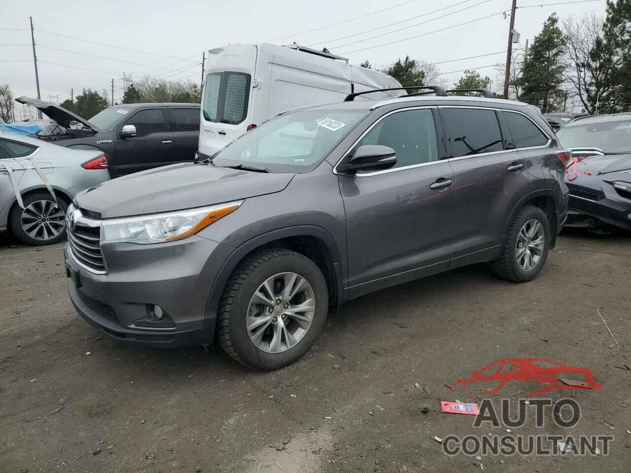 TOYOTA HIGHLANDER 2015 - 5TDJKRFH4FS123564