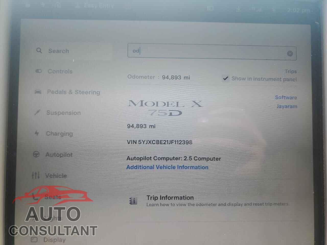 TESLA MODEL X 2018 - 5YJXCBE21JF112398