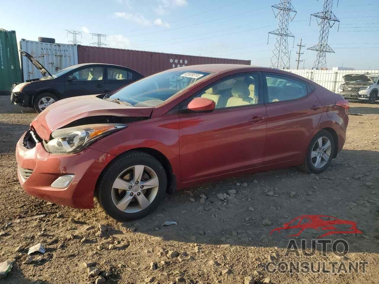 HYUNDAI ELANTRA 2012 - KMHDH4AE1CU470378