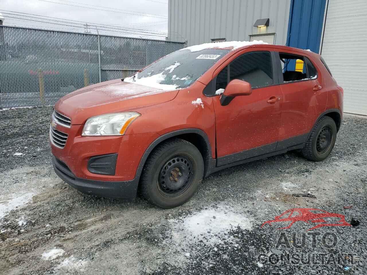 CHEVROLET TRAX 2016 - 3GNCJKSB0GL138114