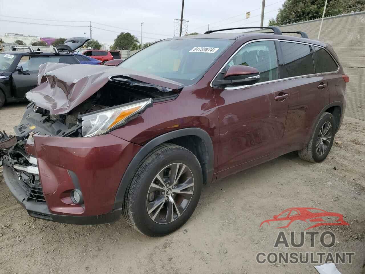 TOYOTA HIGHLANDER 2018 - 5TDZZRFH2JS251339