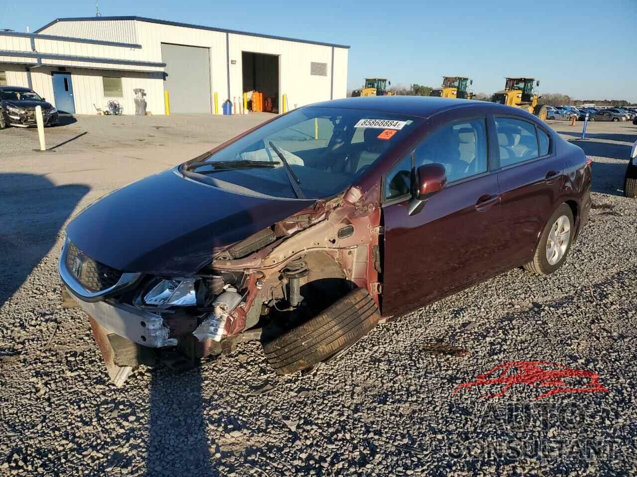 HONDA CIVIC 2013 - 2HGFB2F59DH588406