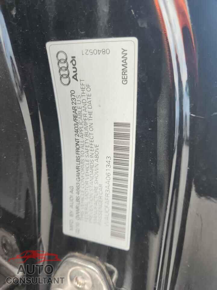 AUDI A5 2010 - WAUCFAFR3AA061343