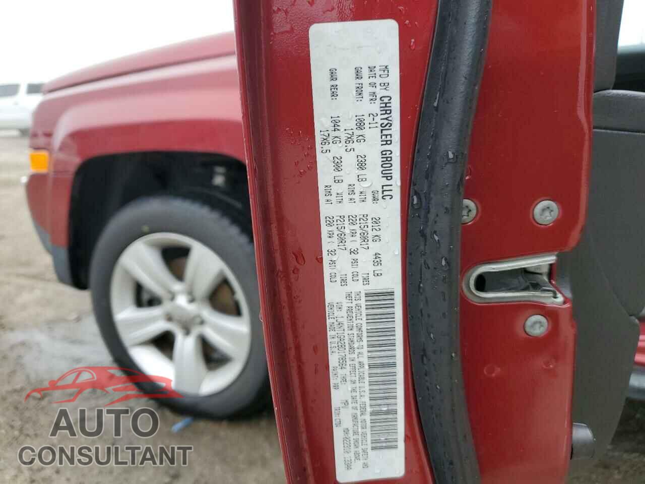 JEEP PATRIOT 2011 - 1J4NT1GA2BD178564