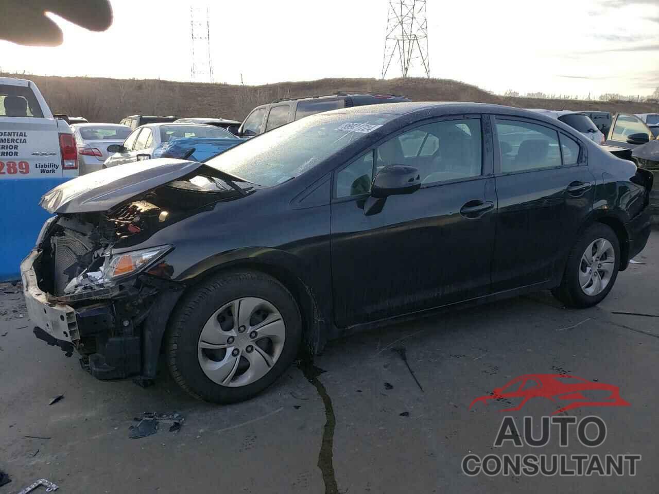 HONDA CIVIC 2013 - 2HGFB2F50DH584681