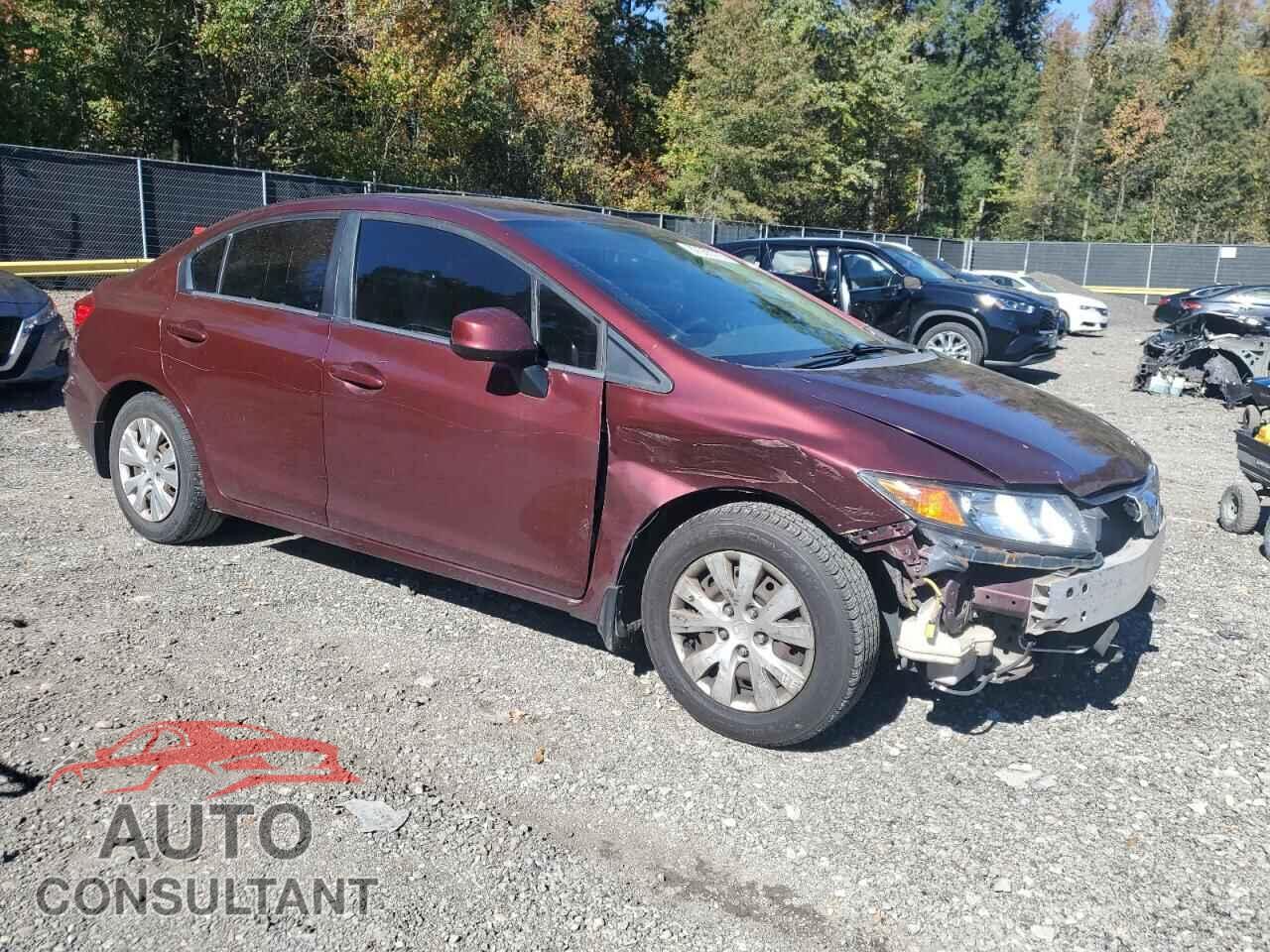 HONDA CIVIC 2012 - 19XFB2F58CE057982
