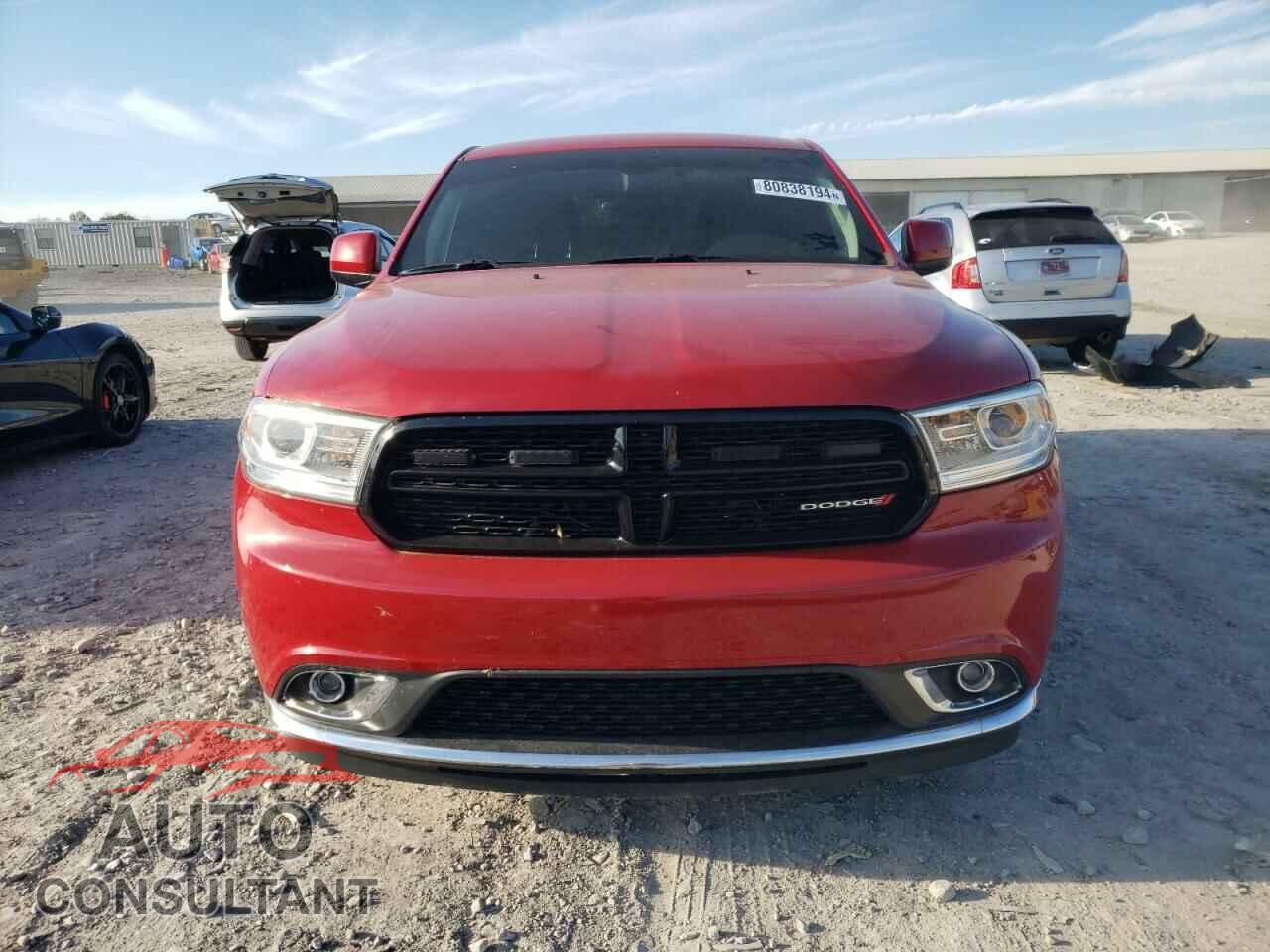 DODGE DURANGO 2012 - 1C4RDJFG2EC598071